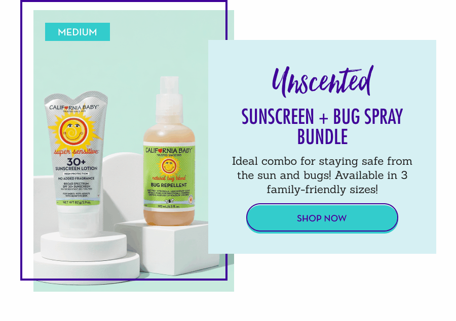 Unscented Sunscreen + Bug Spray Bundle