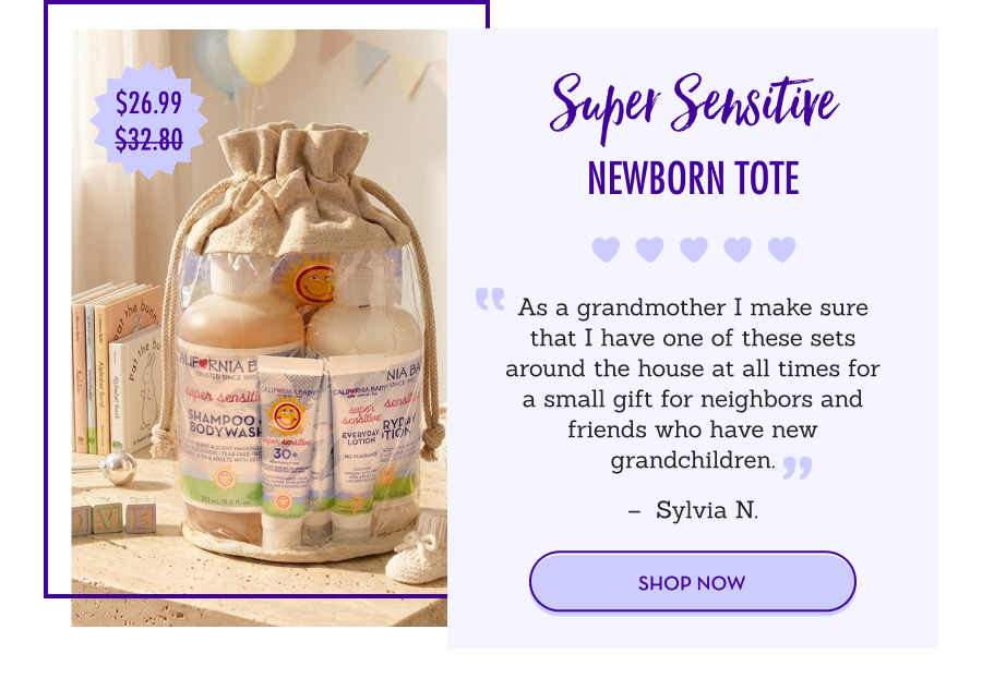 Super Sensitive Newborn Tote