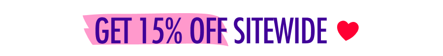 Get 15% Off Sitewide