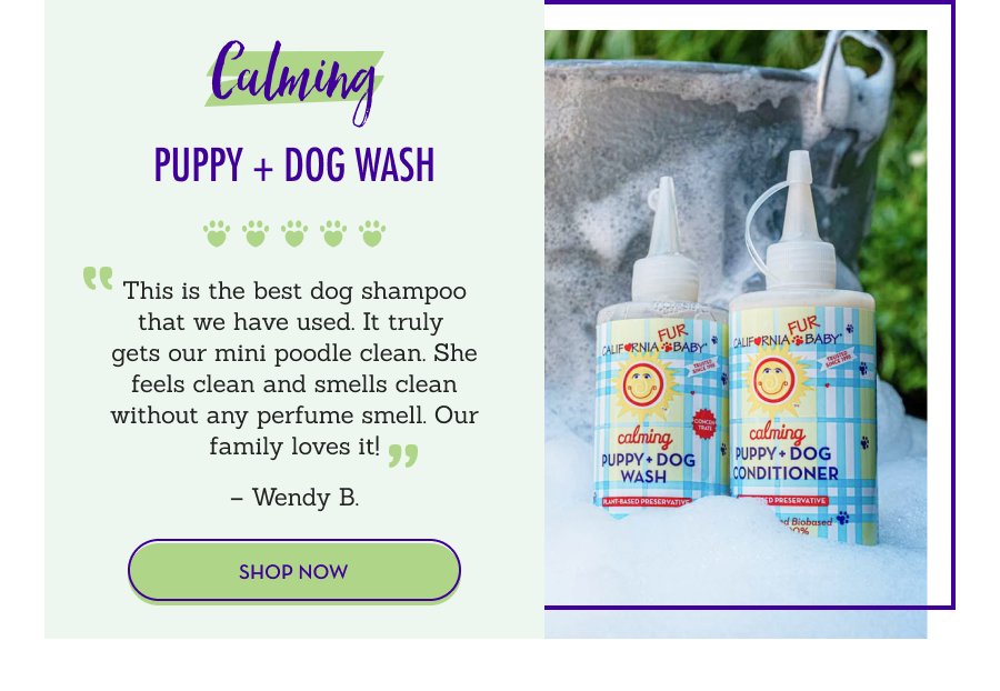Calming Puppy + Dog Wash