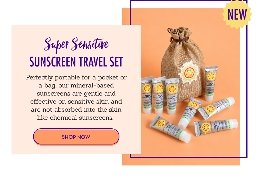Super Sensitive Sunscreen Travel Set