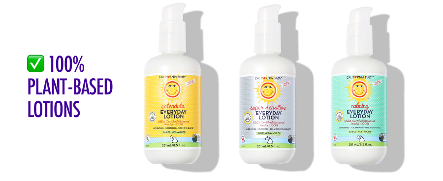 100% Plant-Based Lotions