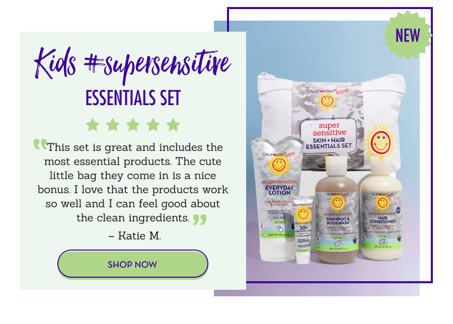 Kids #supersensitive Essentials Set