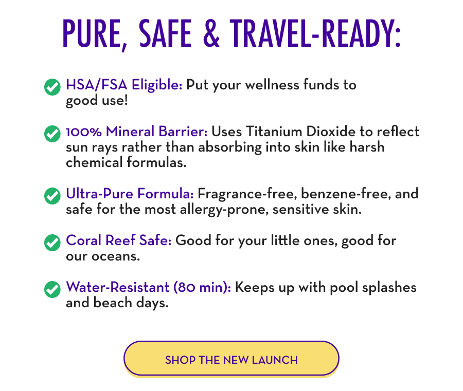 Pure, Safe & Travel-Ready: