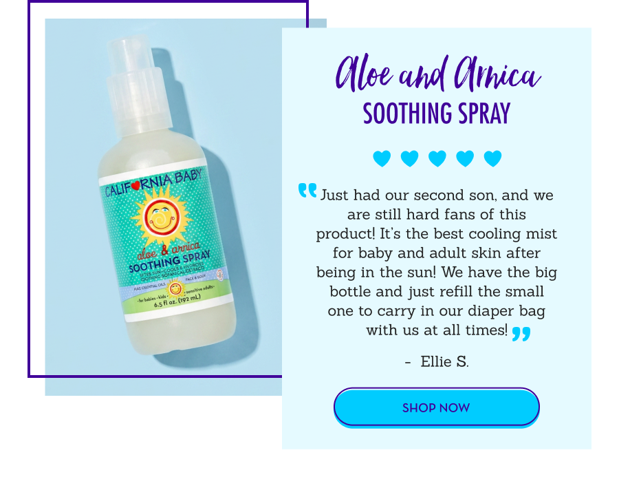 Aloe and Arnica SOOTHING SPRAY
