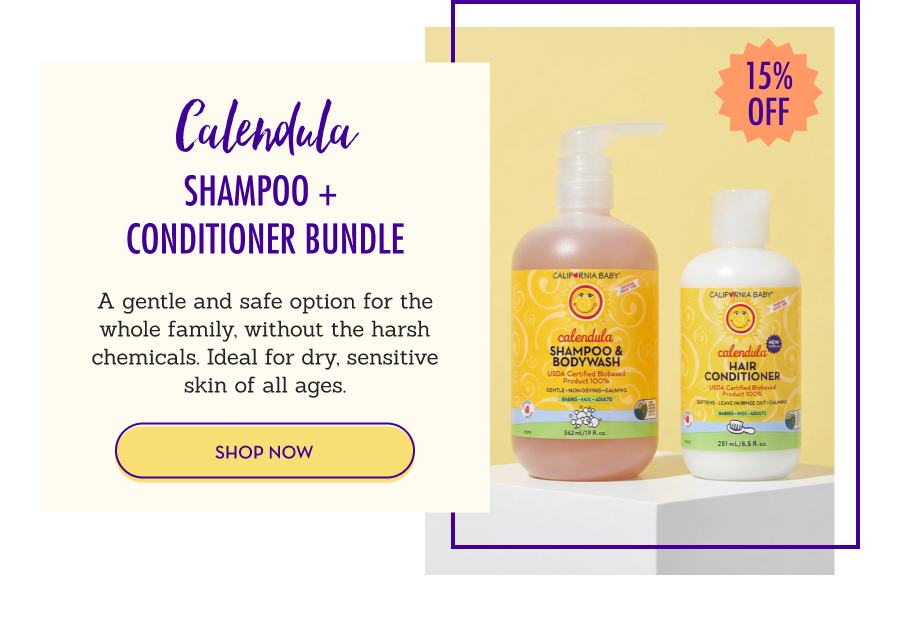 Calendula Shampoo + Conditioner Bundle