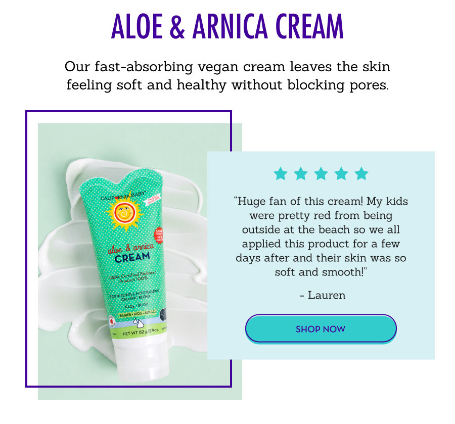Aloe & Arnica Cream