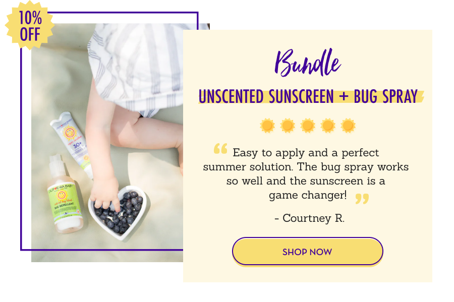 Unscented Sunscreen + Bug Spray Bundle