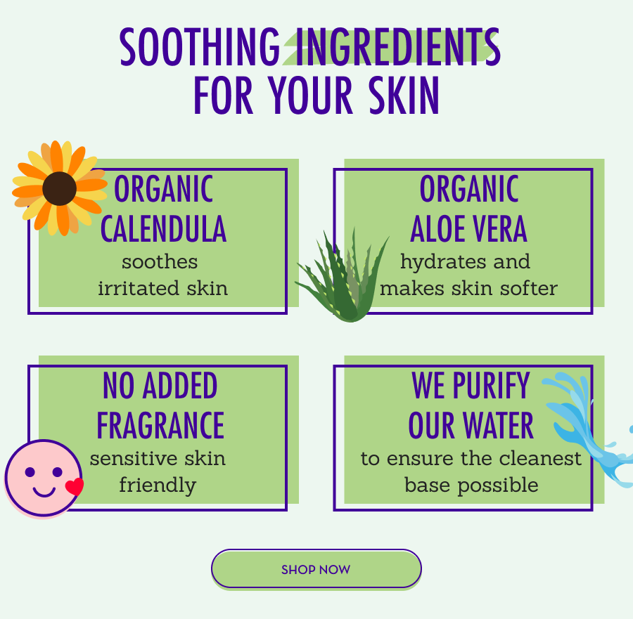 Soothing Ingredients for Your Skin