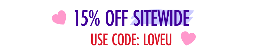15% OFF SITEWIDE - USE CODE: LOVEU