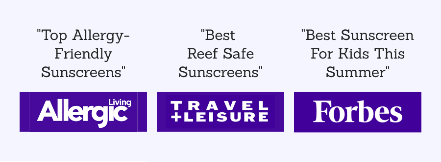 As seen in Forbes, Allergic Living, Travel + Leisure