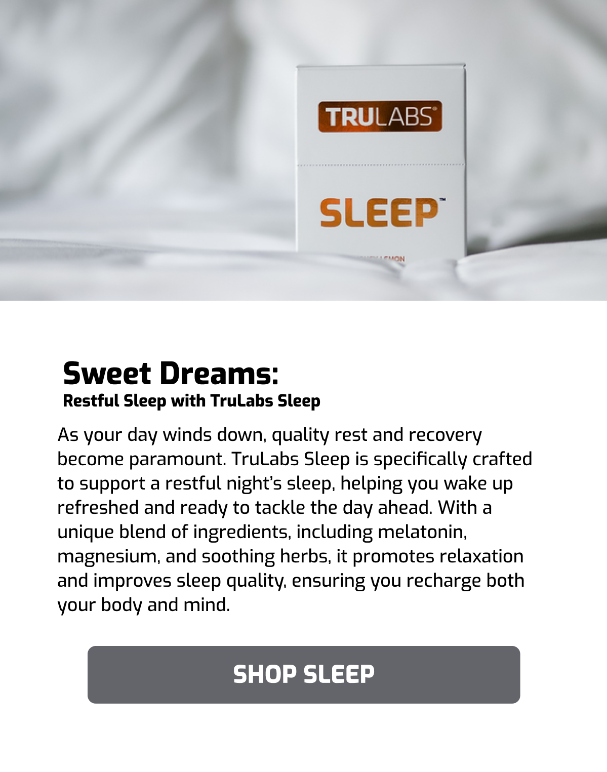 Experience TruLabs from Morning to Night Tru Labs