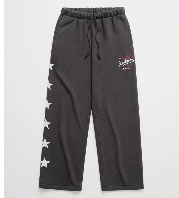 Dodgers Heart Fleece Sweatpant - Noir