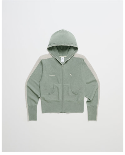 PUMA T7 Dolman Sweater Hoodie - Willow