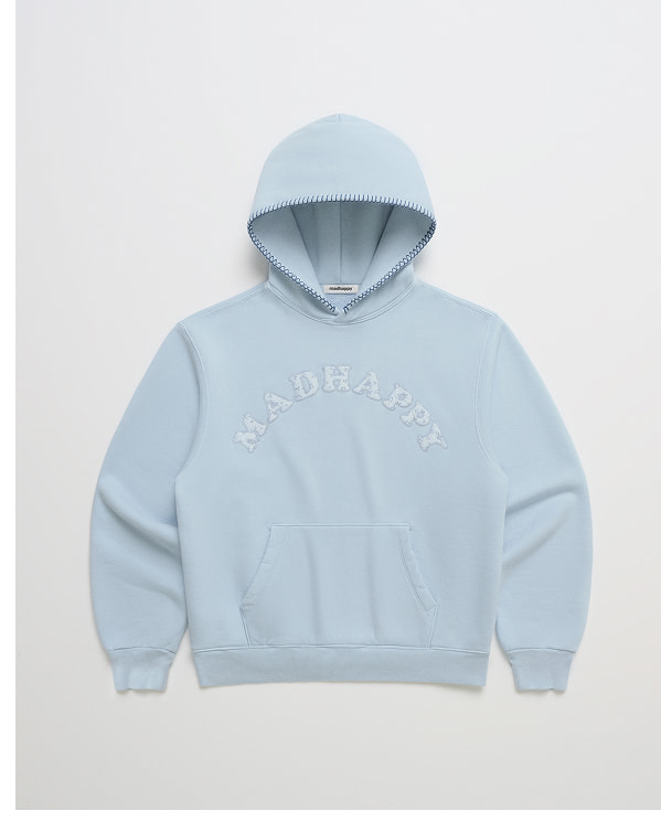 Ditsy Cooper Fleece Hoodie - Slate