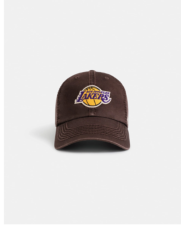 Lakers Dad Hat - Brown