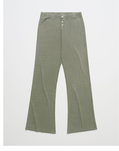 Hanes Pointelle Lounge Pant - Moss