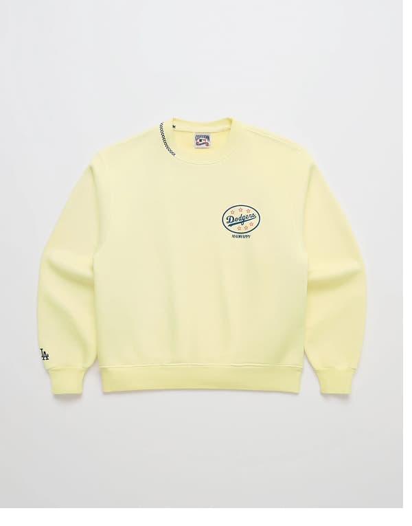 Dodgers Oval Fleece Crewneck