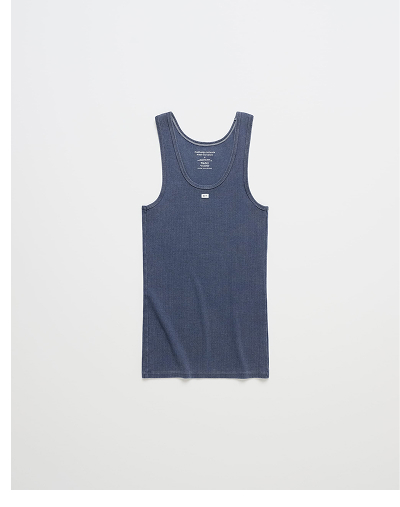 Hanes Pointelle Tank Top - Navy