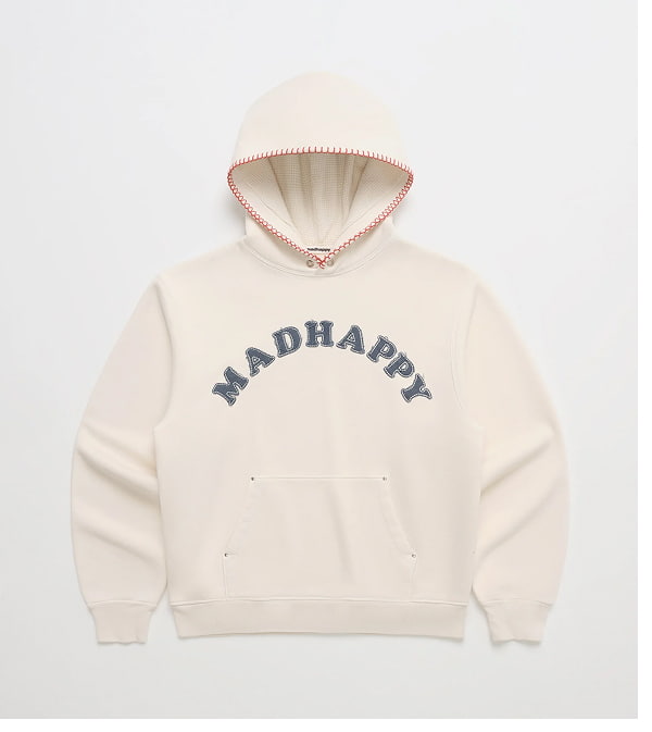 Washed Cooper Applique Hoodie - Tofu