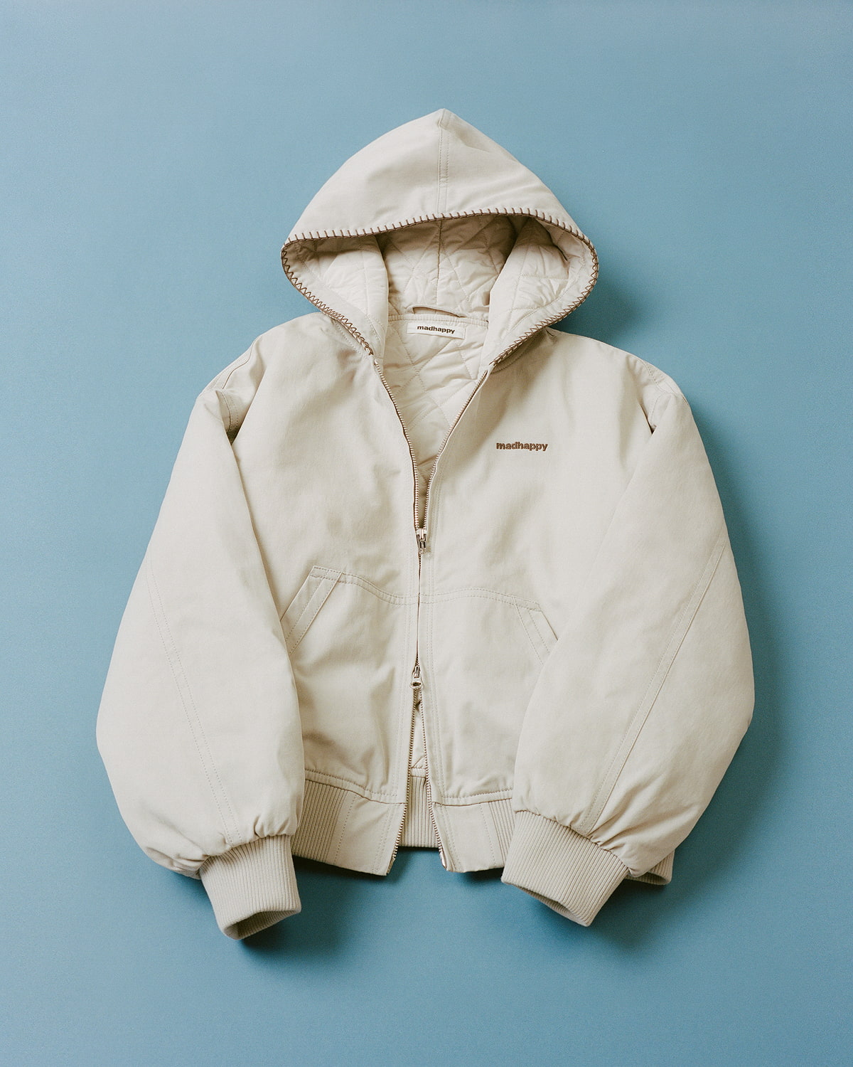 Washed Hooded Jacket