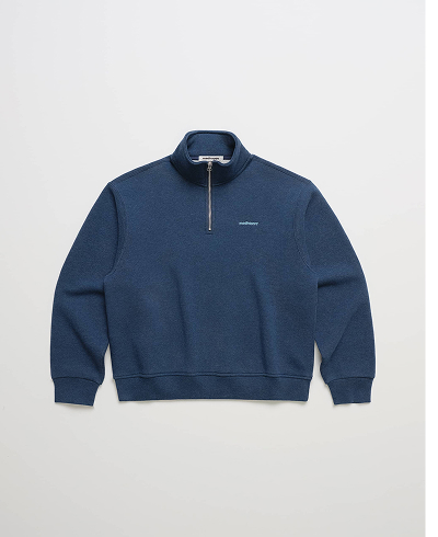 Classics Midweight Fleece Quarter Zip - Heather Navy