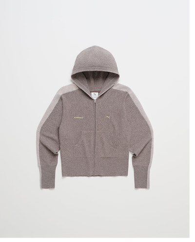 PUMA T7 Dolman Sweater Hoodie - Iron Wood