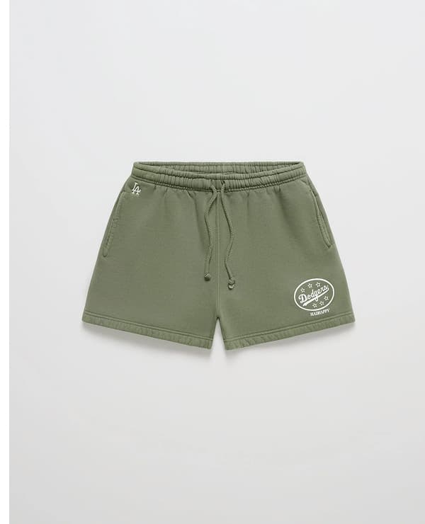 Dodgers Oval Fleece Short