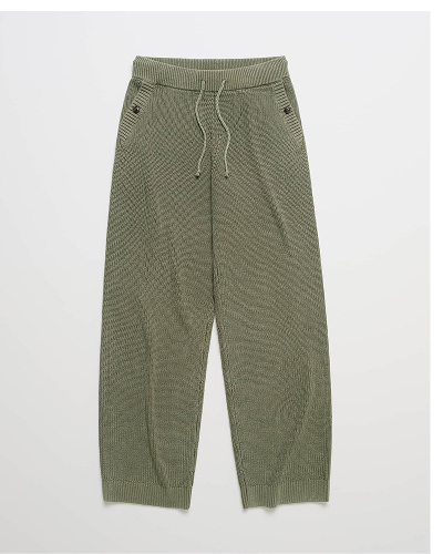 Cotton Sweater Lounge Pant - Bay Leaf