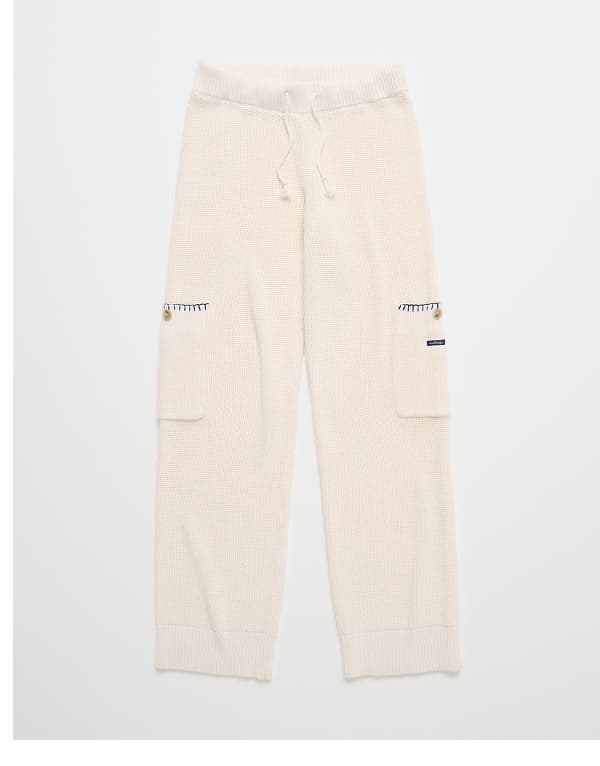 Washed Knit Cargo Pant