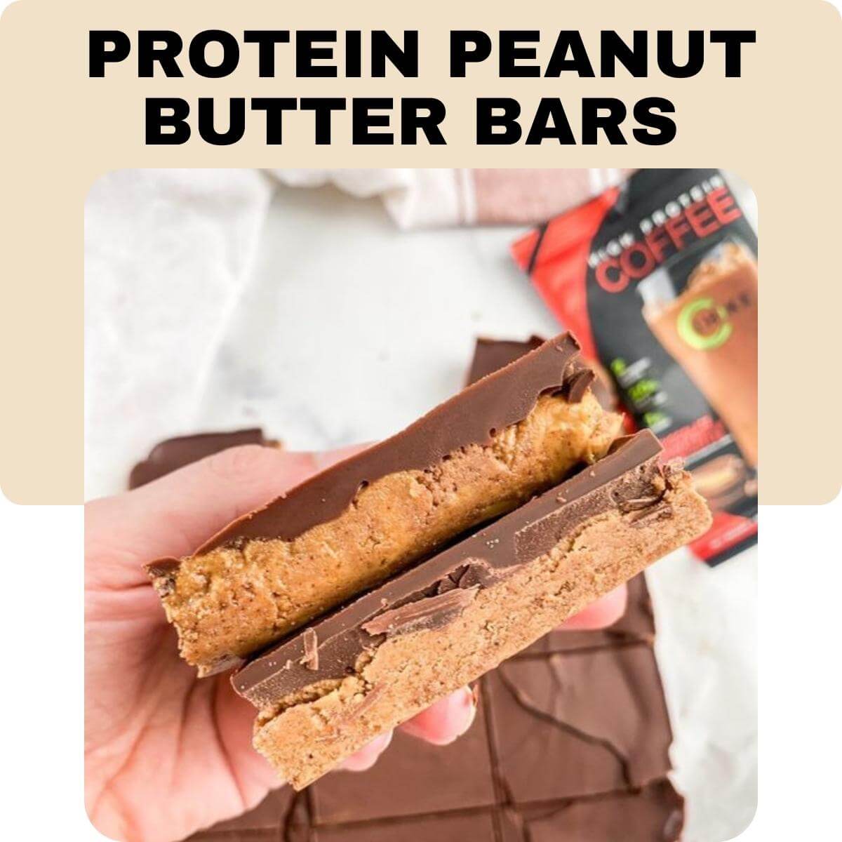 Protein Peanut Butter Bars 😱 Chike Nutrition