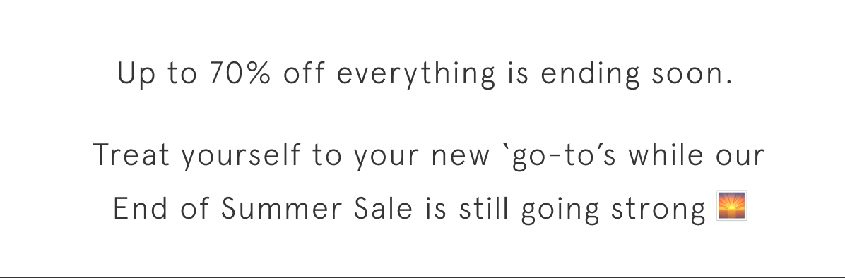 Soak in the last benefits of summer