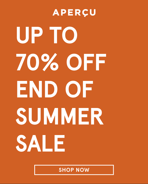 UP TO 70% OFF END OF SUMMER SALE
