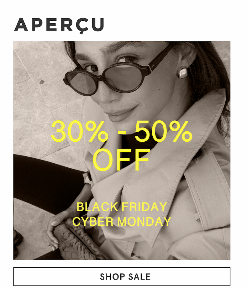 Aperçu 30-50% OFF Black Friday Cyber Monday
