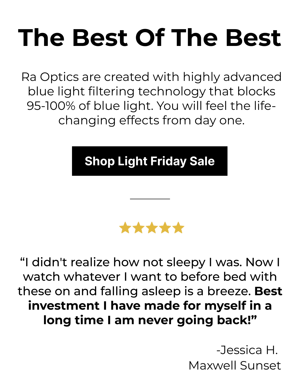 The best blue light blockers on 🌎? Ra Optics