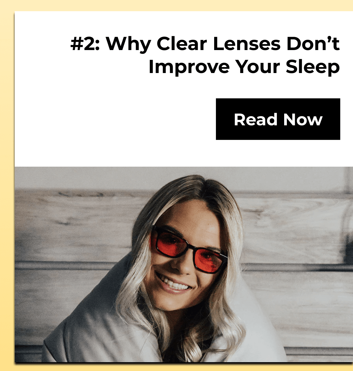 Why clear lenses don't improve sleep 😴 Ra Optics
