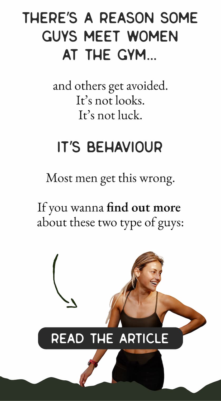 There's a reason some guys meet women at the gym… and others get avoided.