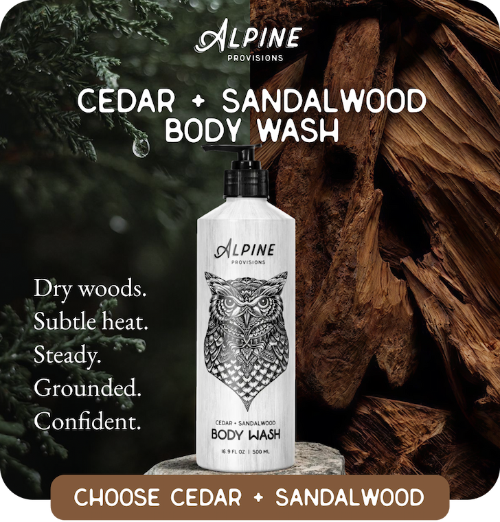Cedar and Sandalwood Body Wash