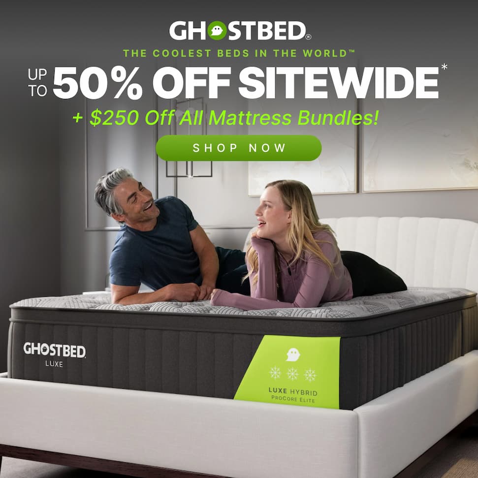 Up to 50% Savings + $250 Off All Mattress Bundles!