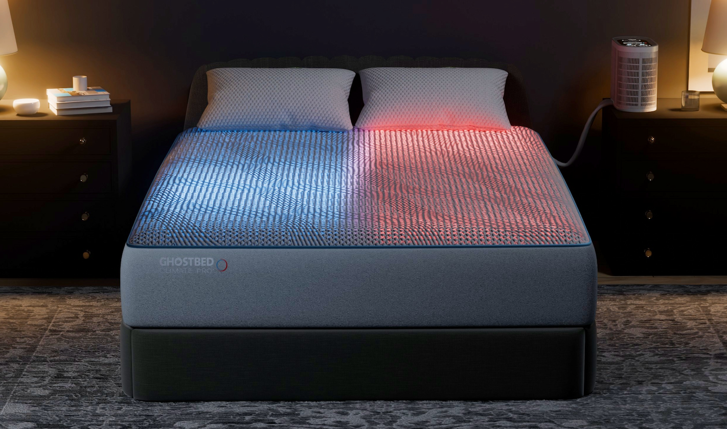 GhostBed Climate Pro dual-zone heating and cooling mattress cover