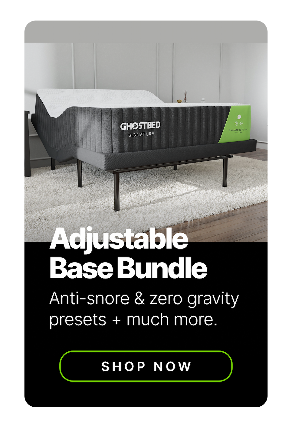 Adjustable base bundle