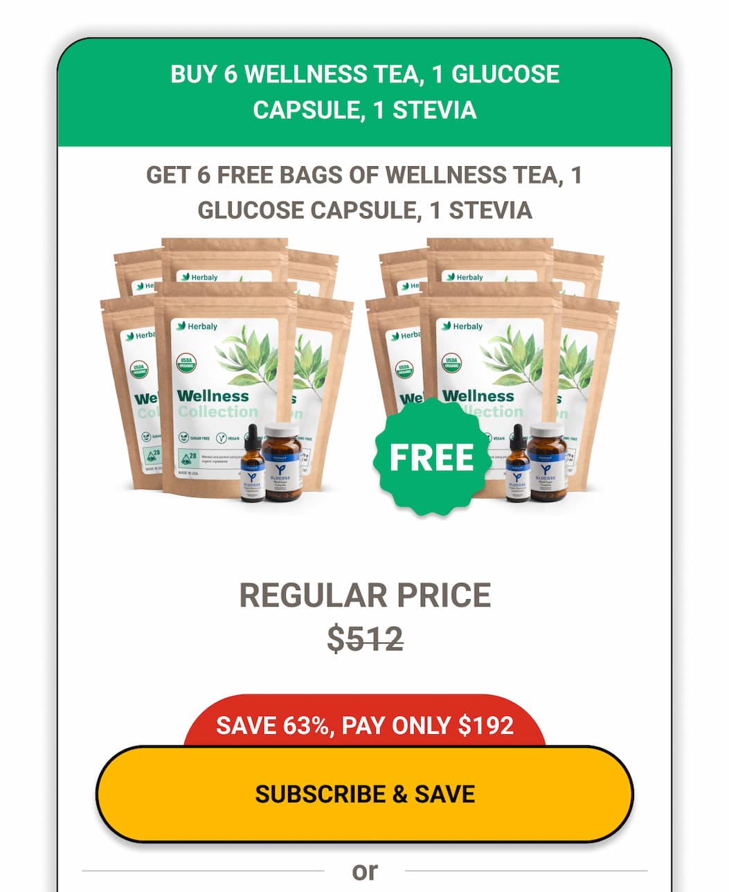 Subscribe and Save - Wellness