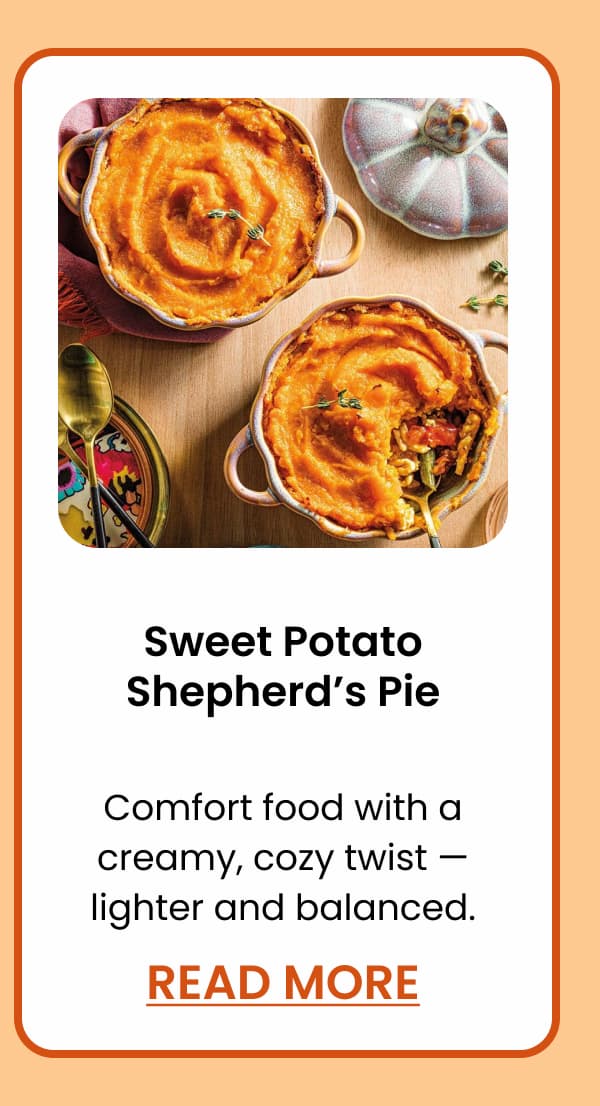 sweet potato shephard's pie