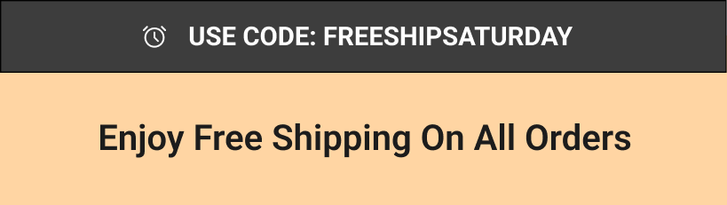 Use Code FREESHIPSATURDAY