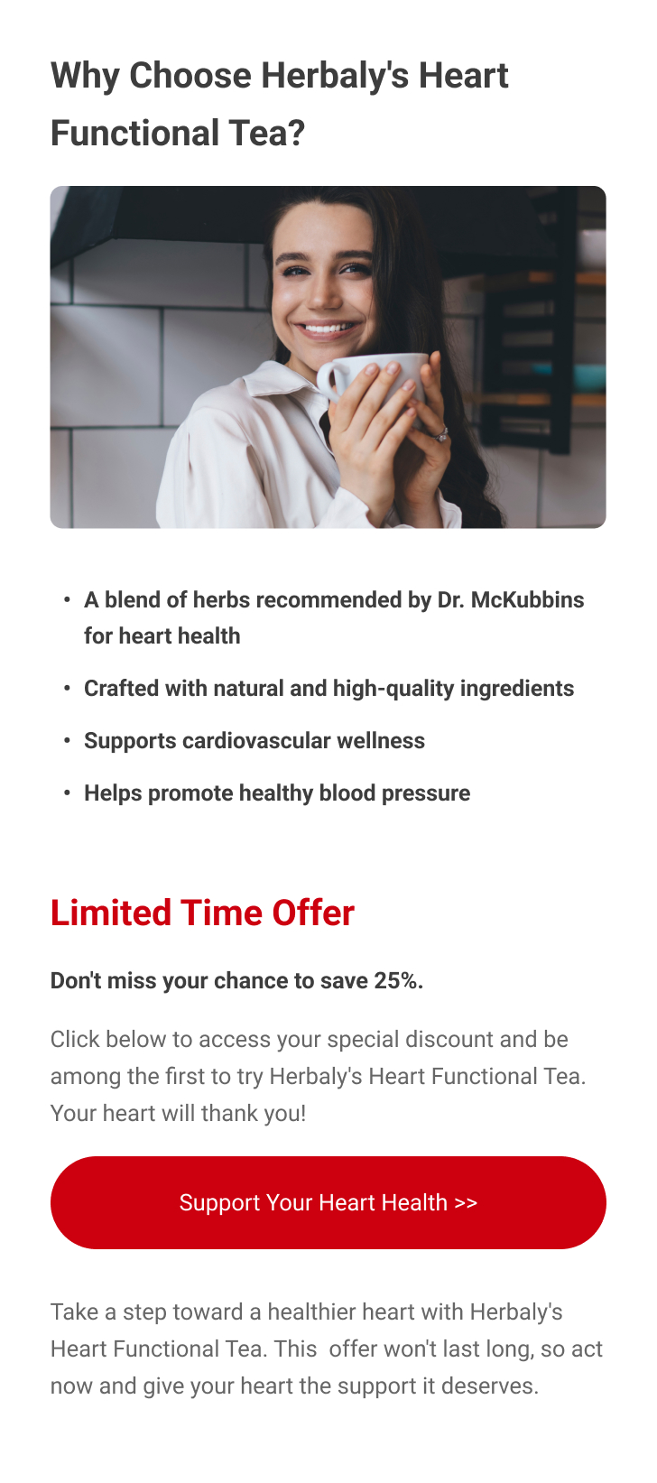 Why Choose Herbaly's Heart Functional Tea