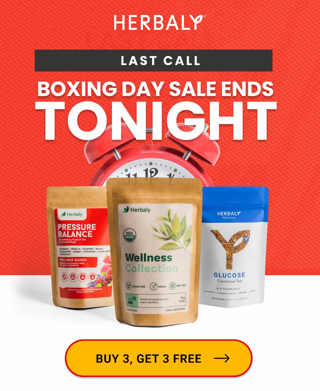 Boxing Day early access starts now - Buy 3 Get 3 Free - Shop Tea