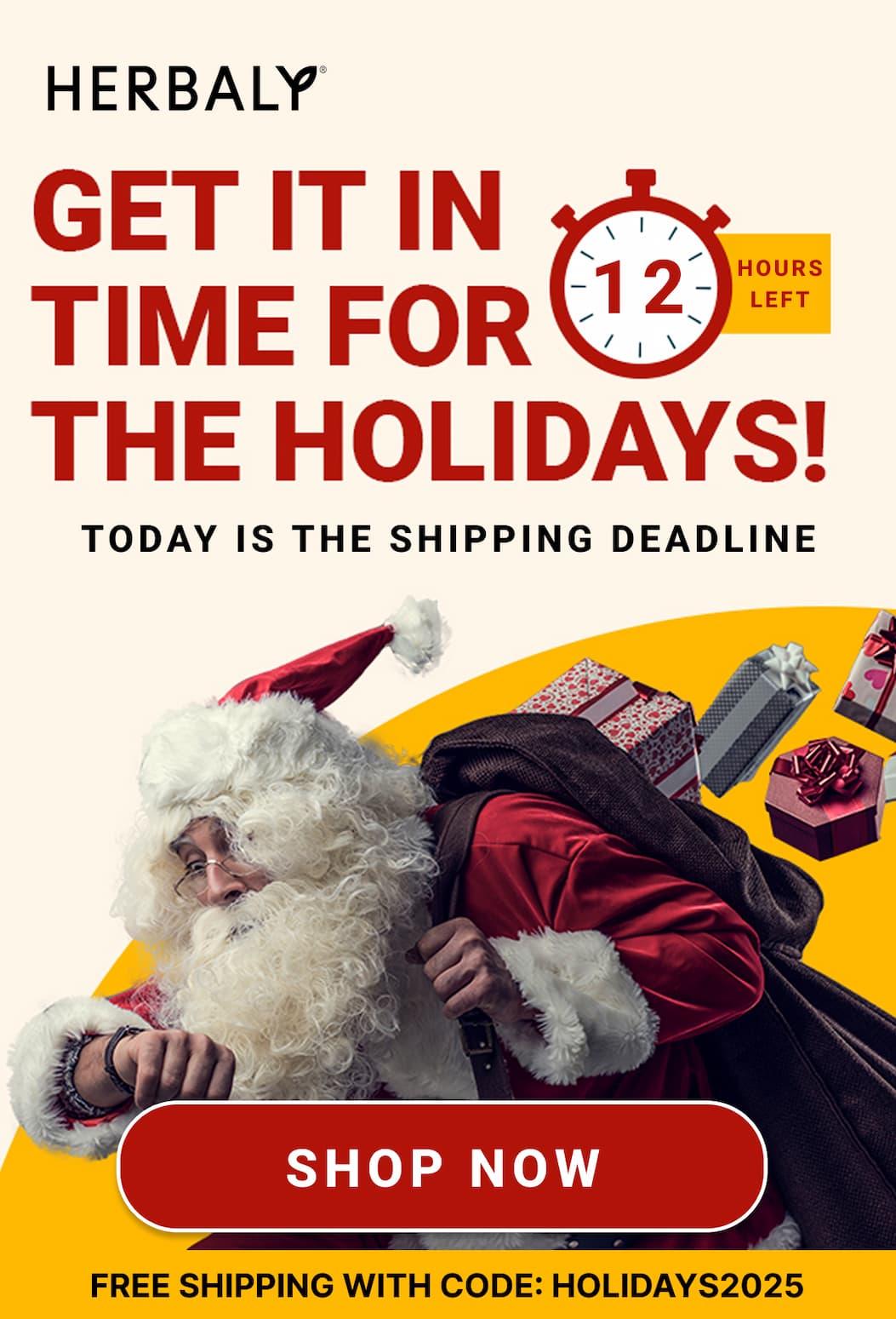 Get it in time for the holidays