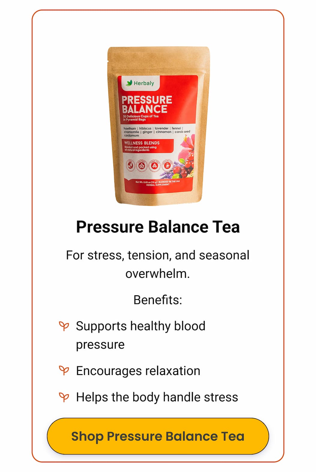 Pressure Balance Tea