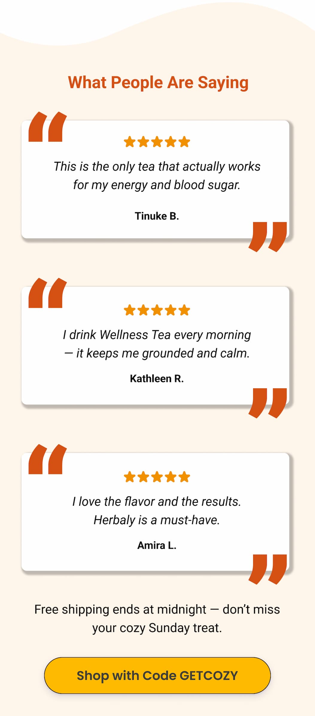 What People Are Saying