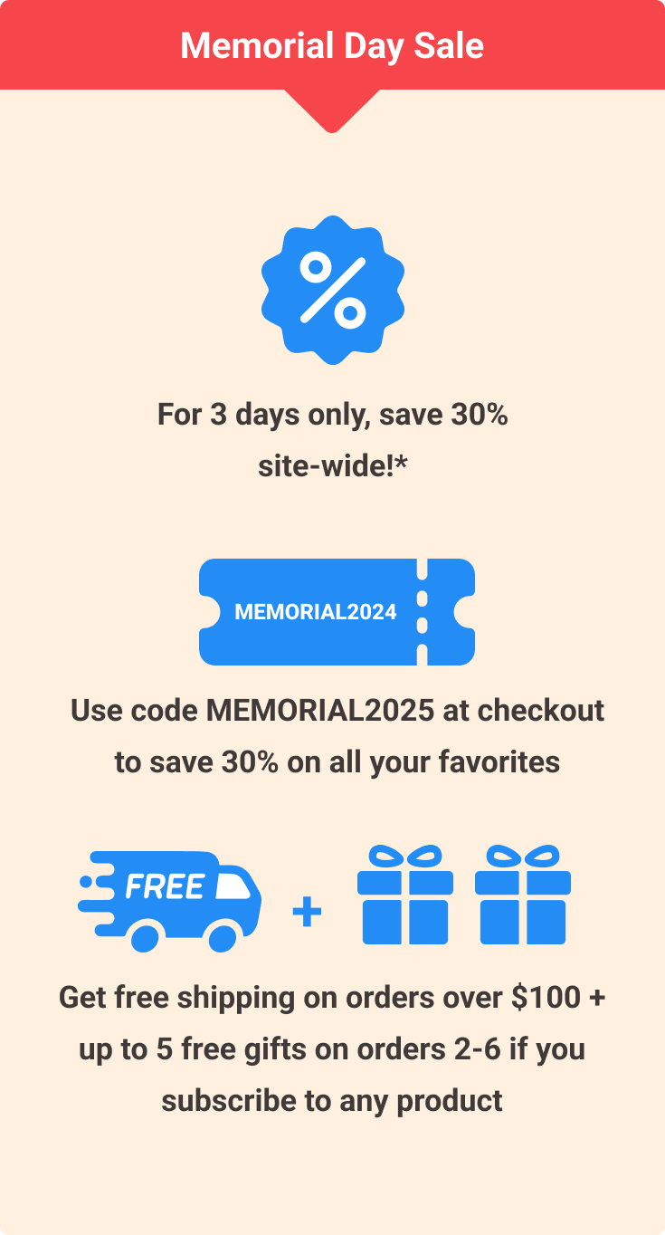 Details of Memorial Day Sale